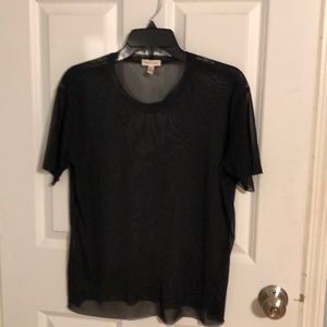 Black sheer t shirt. Urban outfitter size S